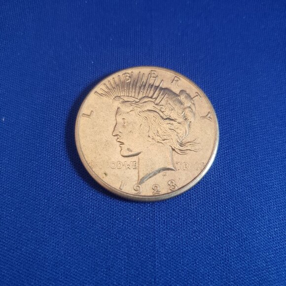 1923 Peace Silver Dollar Coin -San Francisco Mint 1923S-BE - Picture 2 of 4